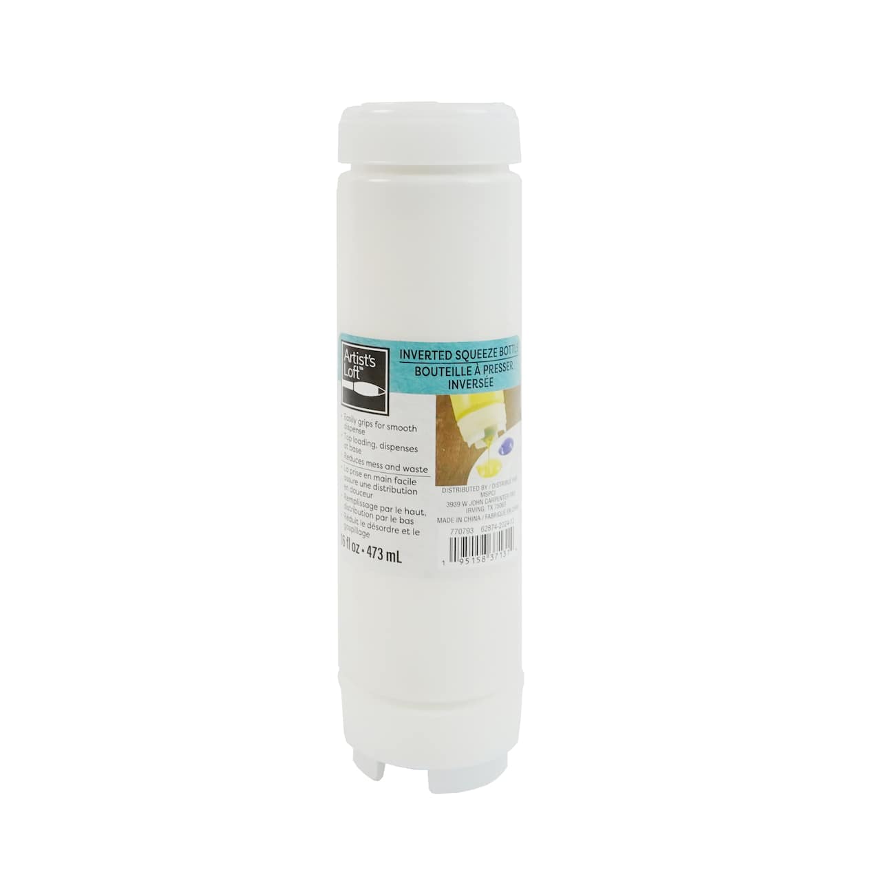 12 Pack: 16oz. Inverted Squeeze Bottle by Artist's Loft™